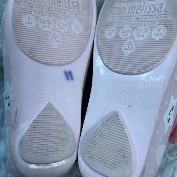Mini Melissa -Unisex-Child Mini Ultragirl Theme pink rubber Ballet Flat SZ 9US - Picture 9 of 11